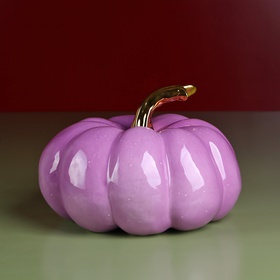 Lilac pumpkin with gold