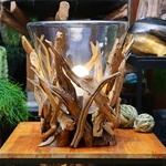 Glass lamp in a snag M