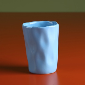 Ceramic glass blue