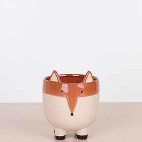 Flower pot FUNKY FOX, Size M