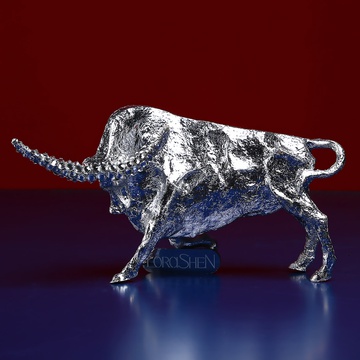 Figurine "Bull" silver