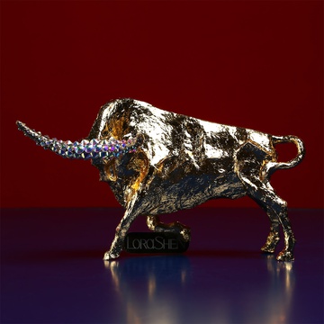 Figurine "Bull" gold