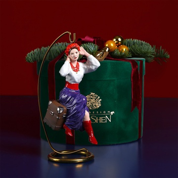 Ceramic figurine "Oksana"