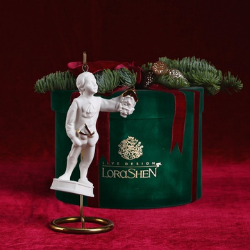 Ceramic figurine "Fritz and the Nutcracker"