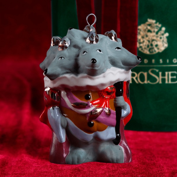 Ceramic figurine "Mouse King"