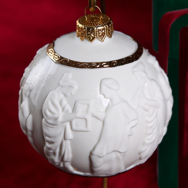 Christmas ceramaic ball bas-relief "Myths of Ancient Greece" 2