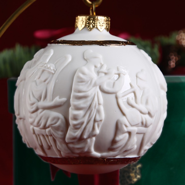 Christmas ceramaic ball bas-relief "Myths of Ancient Greece" 2