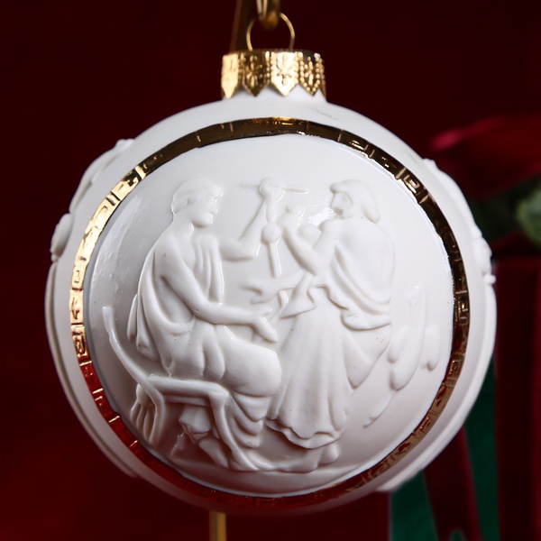 Christmas ceramaic ball bas-relief "Myths of Ancient Greece" 3