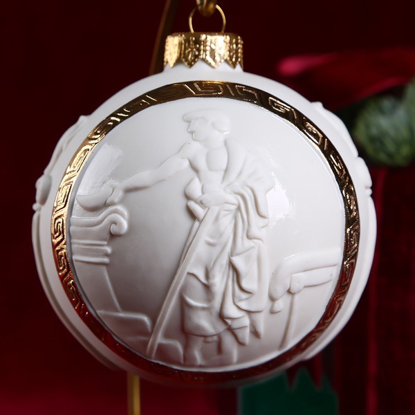 Christmas ceramaic ball bas-relief "Myths of Ancient Greece" 3