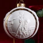 Christmas ceramaic ball bas-relief "Myths of Ancient Greece" 3