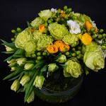 Bouquet lime yellow