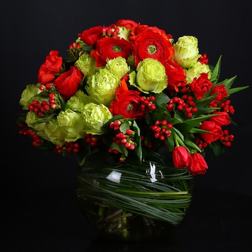 Bouquet with ranunculus