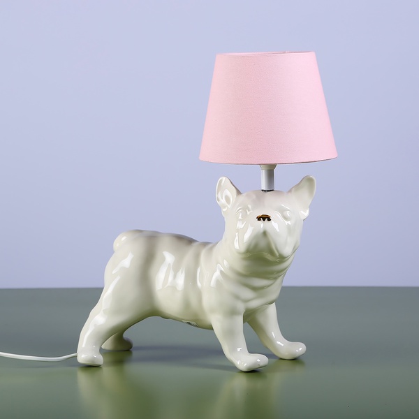 Floor lamp "Bulldog" stands, pink