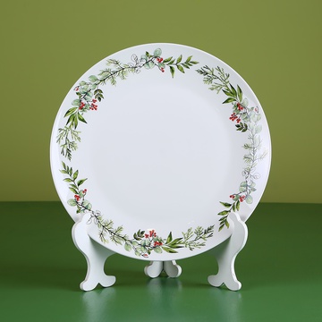 Set of 2 plates "Flower wreath" 26.5 cm