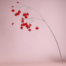 Ветвь красных цветов