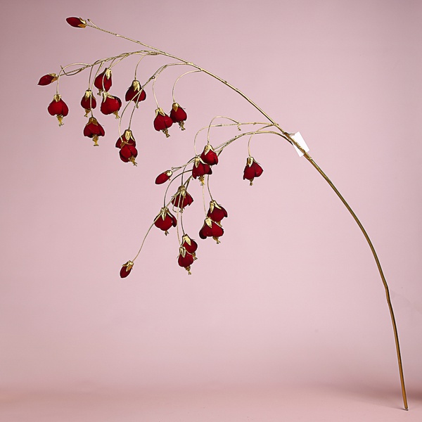 Ветвь красных цветов