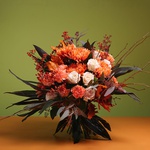 Orange-terracotta bouquet