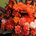 Orange-terracotta bouquet