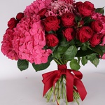 Bouquet "Raspberry Duet"