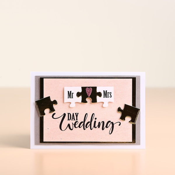 Листівка "Mr&Mrs Day Wedding"