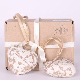 Авторский декор KosKa «Сердечки средние»