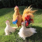 Витончена курочка з сухоцвітів