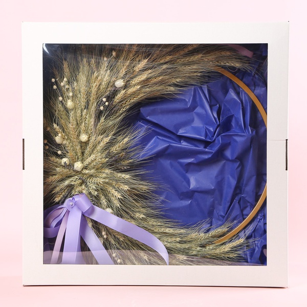 Интерьерный венок «Золотая лёгкость»