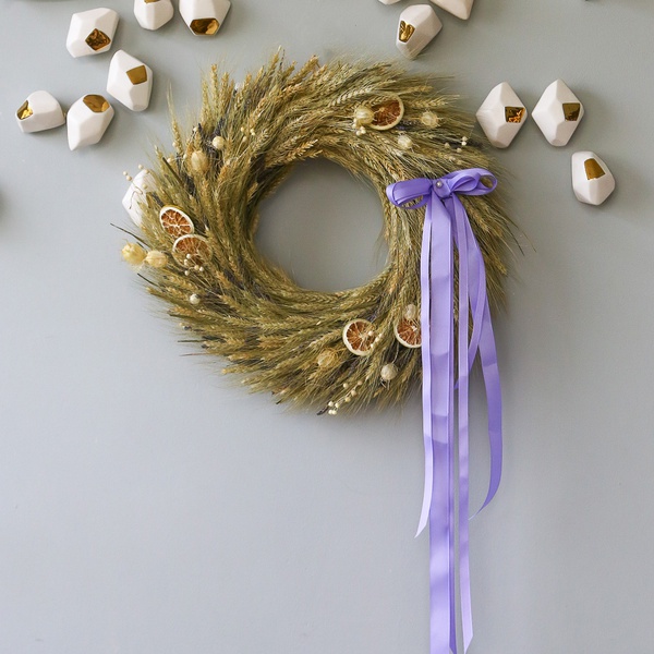 Інтер’єрний вінок «Лавандовий спокій»