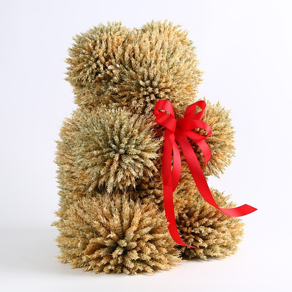 Медвежонок из пшеницы