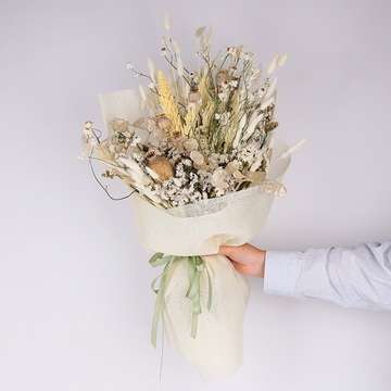 Bouquet of dried flowers "White field"