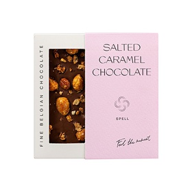 Spell Milk Chocolate with Salted Caramel