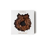 Венок шоколадный с орехами