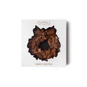 Chocolate wreath with nuts from Spell