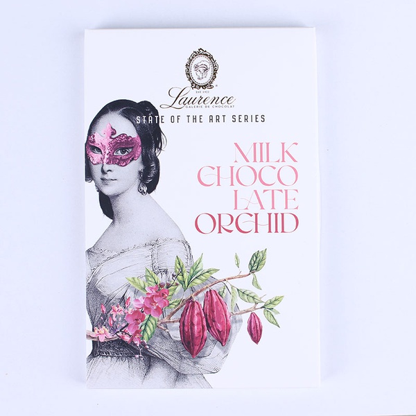 Молочний шоколад з орхідеєю Laurence "State of the art"