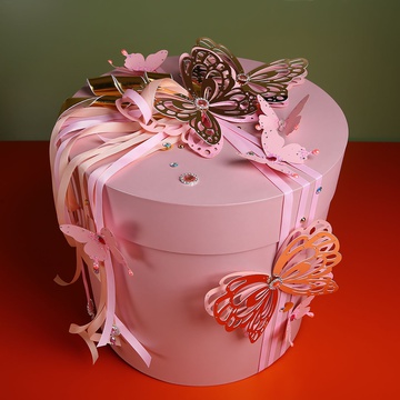 Gift box with butterflies