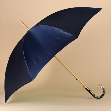 Umbrella Pasotti dark blue "Tropics"