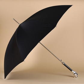 Umbrella Pasotti black "Panther" metallic
