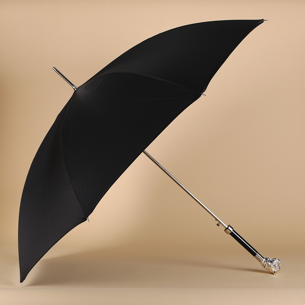 Umbrella Pasotti black "Mastino"