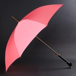 Umbrella Pasotti pink with handle "Cat"