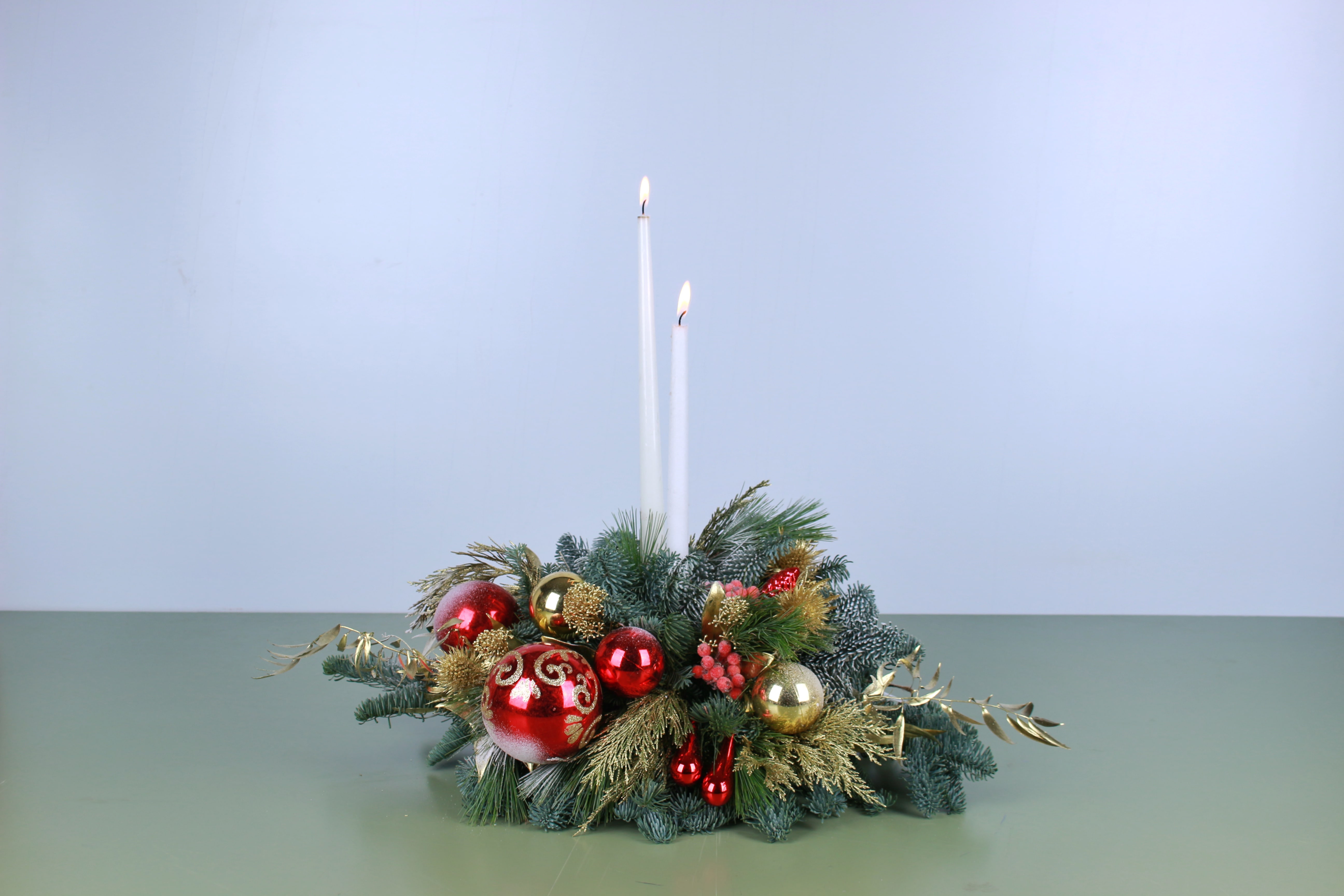 Рождественская композиция за свечами «Новогодняя сказка»